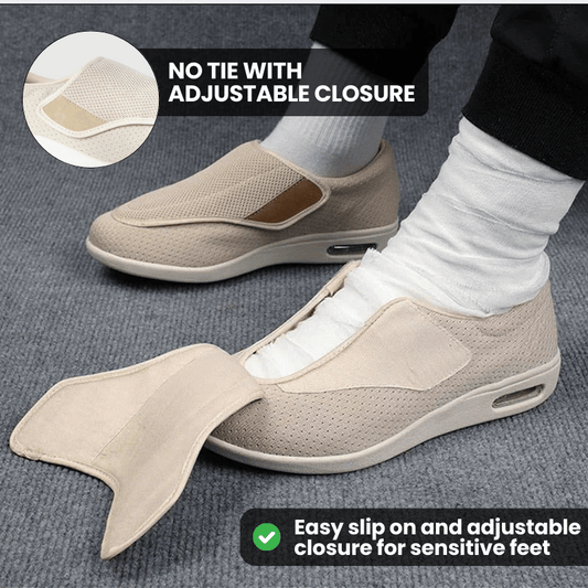 OrthoWalk NurseFit – Orthopedic No-Tie Shoes for All-Day Support