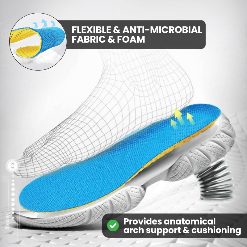 Men’s Comfort Cushion Trainers - White