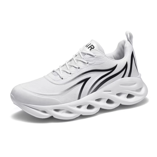 Men’s Comfort Cushion Trainers - White