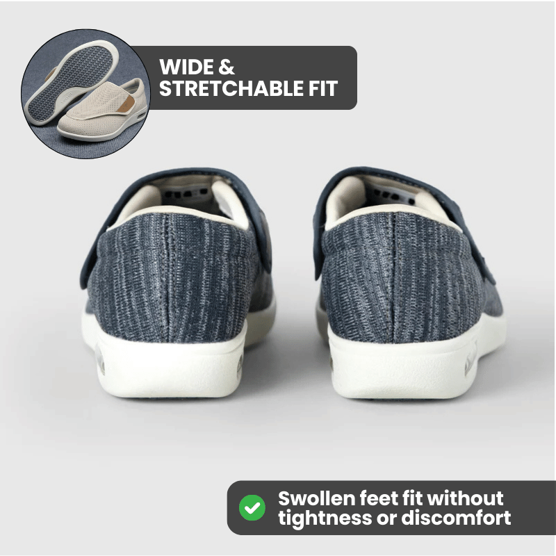 OrthoWalk NurseFit – Orthopedic No-Tie Shoes for All-Day Support